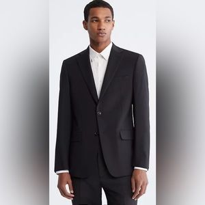 Calvin Klein Slim Fit Black Jacket Size 48L (XXL) NWT